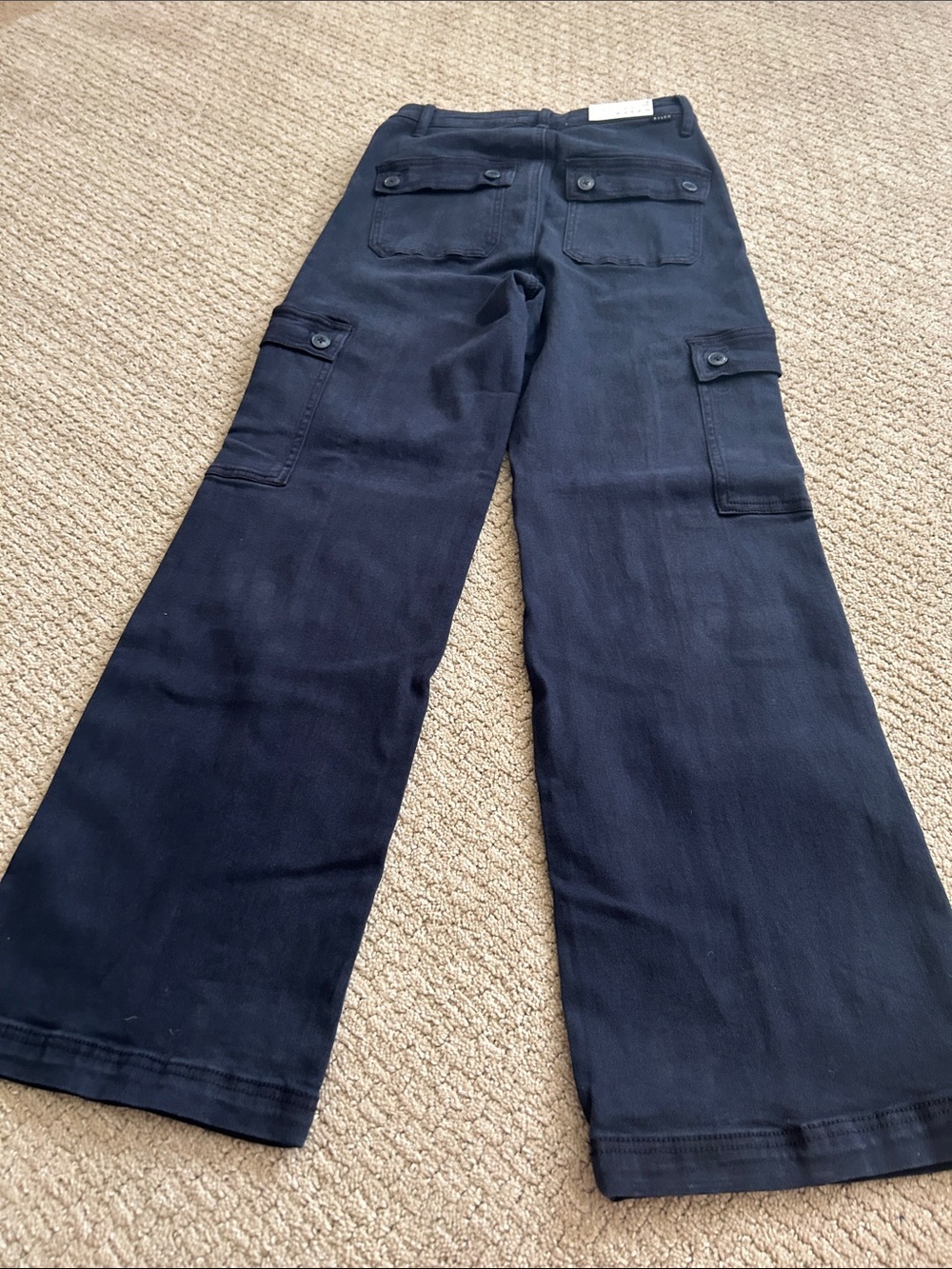 Risen blueberry cargo jeans NWT 5/27 - Picture 4 of 5